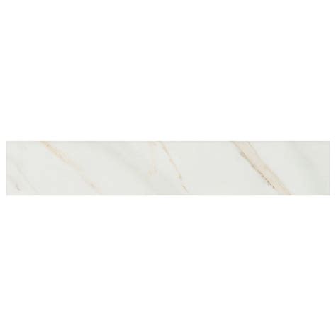 Msi Pietra Statuario X Polished Bull Nose Porcelain Tile Premium