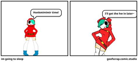 im going to sleep - Comic Studio