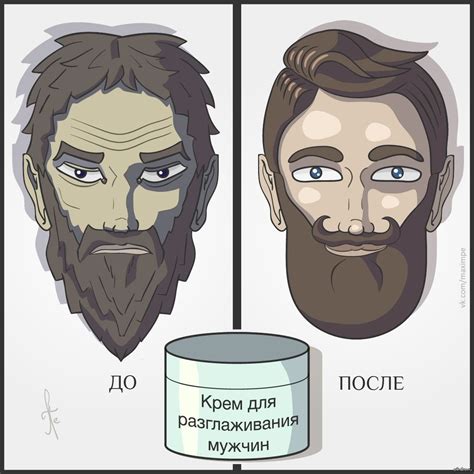 Крем для разглаживания мужчин | Пикабу