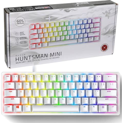 Razer Huntsman Mini Mercury] 60 Gaming Keyboard - Fastest Optical ...