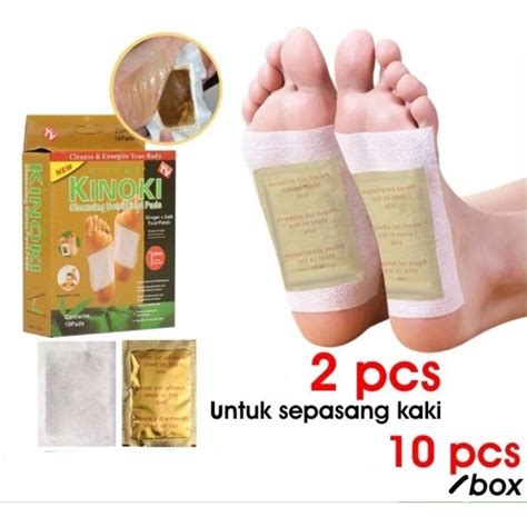 Jual Koyo Kaki Kinoki Gold Detox Foot Patch Bamboo Penyerap Racun