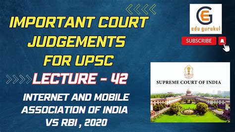 Important Court Judgement Series L 42 INTERNET AND MOBILE