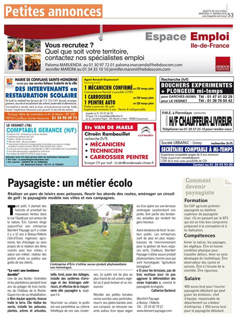 Les Annonces Emploi De La Semaine Dans Le Val D Oise La Gazette Du