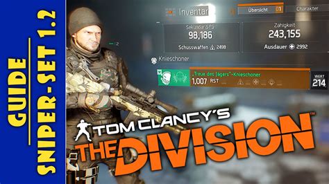 Das Neue Sniper Set Treue Des J Gers The Division Guide German