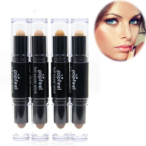 Popfeel Double End 2 In1 Contour Stick Natural Concealer Pencil Face Makeup Corrector Brighten