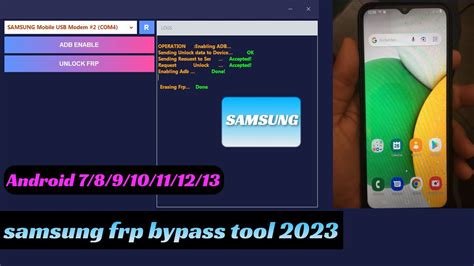 Samsung Qualcomm Mtk Exynos Frp Eraser Samsung Frp Bypass Tool