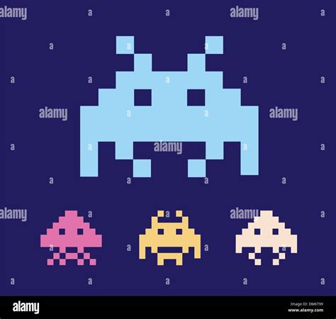 Space Invaders Hi Res Stock Photography And Images Alamy
