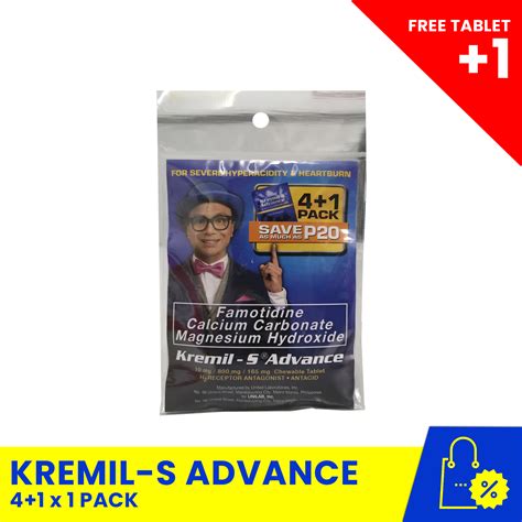 Kremil S Advance Chewable Tablets For Hyperacidity Heartburn