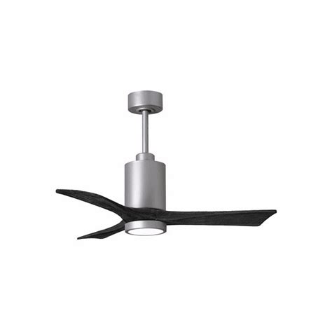 Matthews PA3 BN BK 42 Patricia Modern Brushed Nickel LED 60 Ceiling