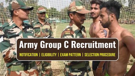 Army Group C Recruitment 2023 In Transit Camps Check Details And Apply