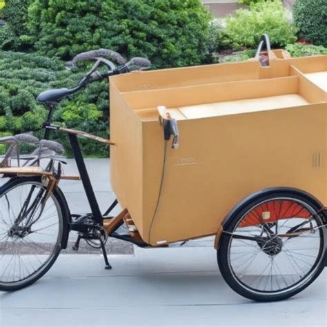 Premium Ai Image Cargo Bike