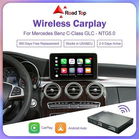 Road Top Bezprzewodowy Dekoder Carplay Dla Mercedes Benz NTG5 0 C GLC