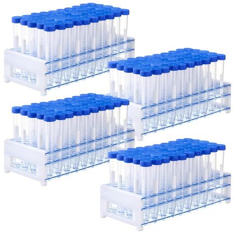 200 Pieces 15 Ml Conical Centrifuge Tubes Plastic Test Tubes With Screw