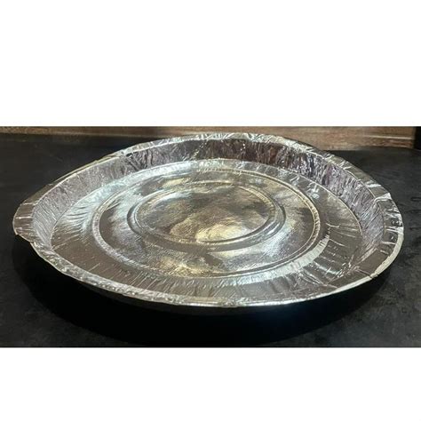 12 Inch Silver Foil Paper Plate At Rs 2 Piece Silver Paper Dish In