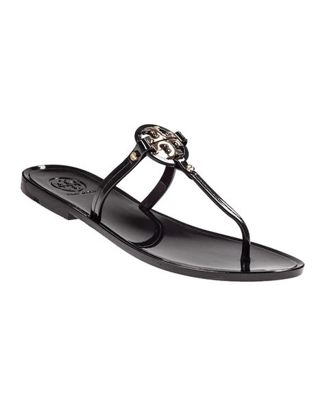 Tory Burch Mini Miller Jelly Thong Sandal Black Lyst