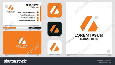 Minimalist Letter Design Logo Branding Card Stock Vector (Royalty Free ...