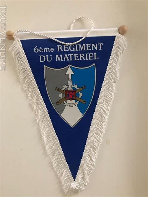 Fanion Militaire Eme Regiment Du Materiel Boissettes