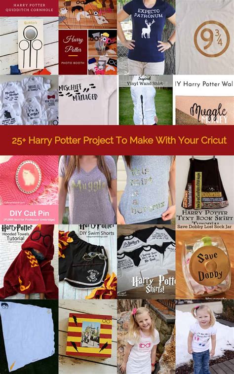 25+ Harry Potter Projects to Make With Your Cricut - Housewife Eclectic