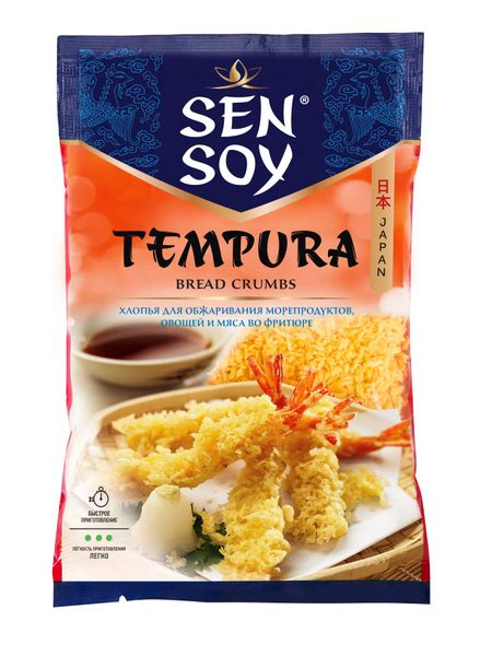 Панировка Sen Soy Темпура хлопья панировочные японские для фритюра, 100 ...