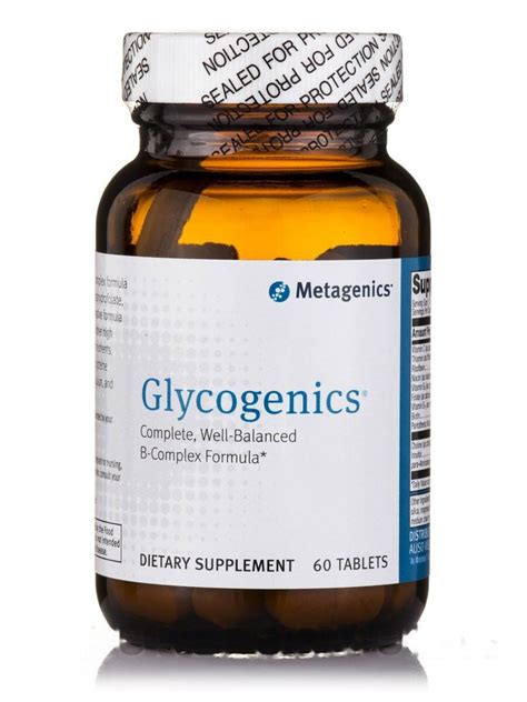 Комплекс витаминов группы В Metagenics (Glycogenics) 60 тaблеток купить ...
