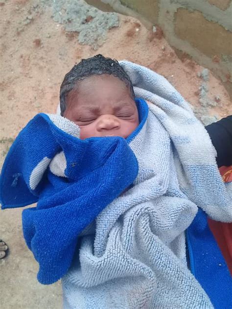 Photos Newborn Baby Found Abandoned In Uncompleted Building In Benin