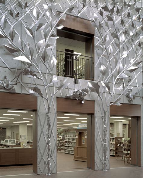Manhattan Public Library - Aesop's Fables Atrium Trellis - Kent Bloomer