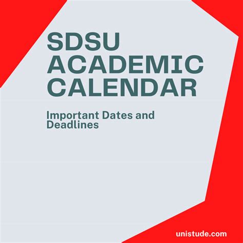 SDSU Academic Calendar 2023 2024 Important Dates