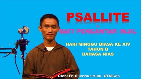 Psallite Dan Bait Pengantar Injil Bahasa Nias Psallite Dan Bait