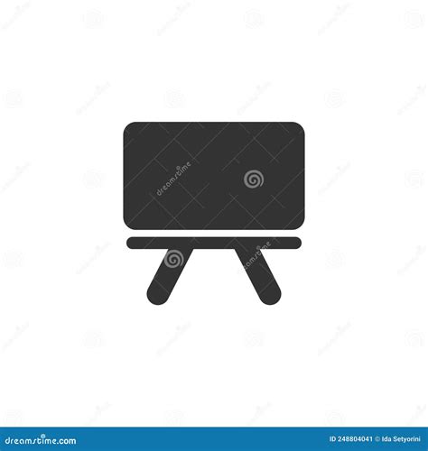 Vector School Chalk Board Icon Stock Illustration Illustration Of