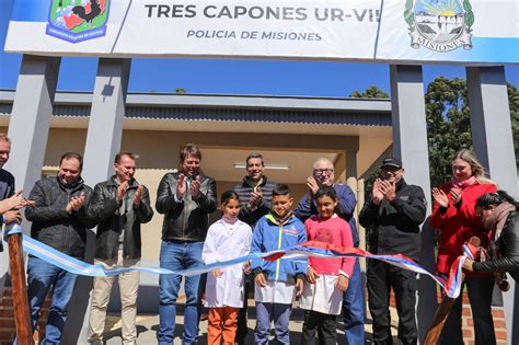 Tres Capones el gobernador Hugo Passalacqua dejó inaugurado la nueva