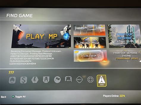 Am I the only one seeing Thai new game mode? : r/Titanfall_3