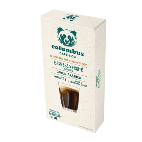 Capsule Nespresso Colombus Café Lungo Fruité x10