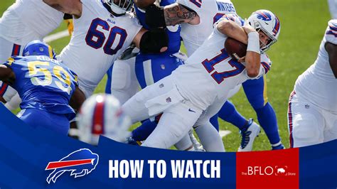 TV And Streaming Info For Bills Vs Rams