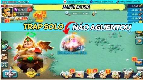 Trap Solo Levou Chumbo No Kvk Lords Mobile Youtube