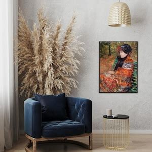 Portrait Of Lydia Cassatt In Autumn Mary Cassatt Impressionist Wall Art