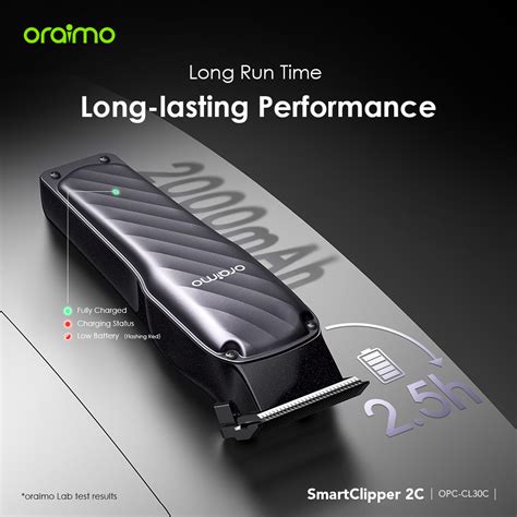 Oraimo SmartClipper2C Super Powerful Professional Cordless Hair Clipper