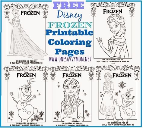 One Savvy Mom Nyc Area Mom Blog Disney Frozen Free Printable