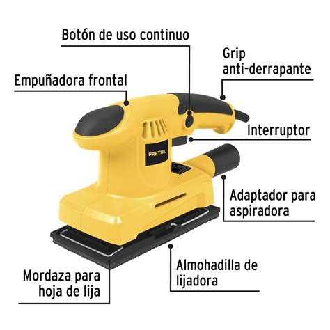 Lijadora Orbital Hoja W Pretul Lijadoras Orbitales