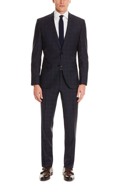 Boss By Hugo Boss Huge Genius Regular Fit Stretch Virgin Wool Suit In