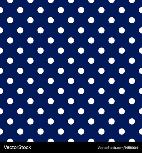 Seamless Dark Blue Pattern With White Polka Dots Vector Image Hot Sex Picture