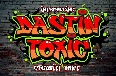 Dastin Toxic Font By Cikareotype · Creative Fabrica