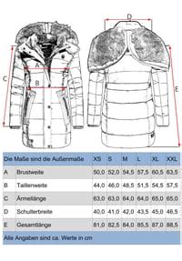 MARIKOO Wintermantel Lieblings Jacke GALERIA