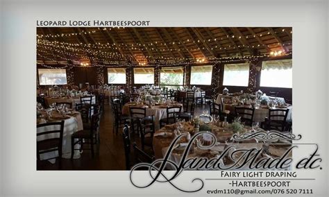 Leopard Lodge Hartbeespoort Wedding Fairy Light Draping FairyLights