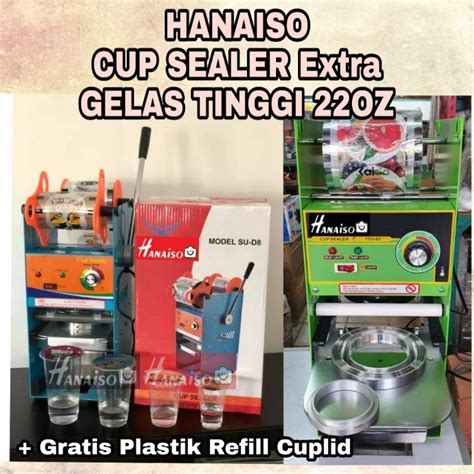 Jual Medan Termurah Hanaiso CUP SEALER Tinggi 22oz 16oz Mesin Cupsealer