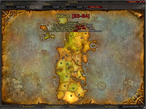 Mapsterenhanced Map Coords Compasses World Of Warcraft Addons