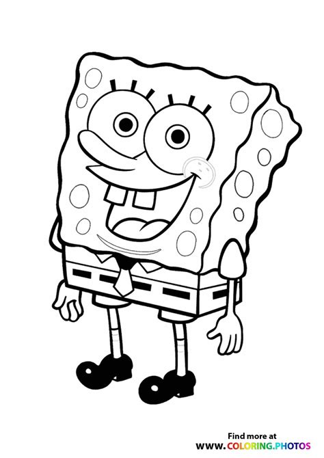 Spongebob And Patrick Halloween Coloring Pages