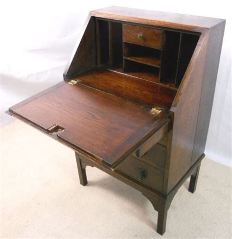 Small Oak Writing Bureau Desk 150430 Uk