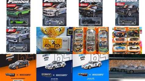 Hot Wheels Basic Fast And Furious Set Matchbox 2021 B Case Cars And 5