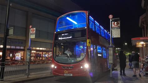 Fast Journey On The Lx Cwv Wvl Go Ahead London Volvo B Tl