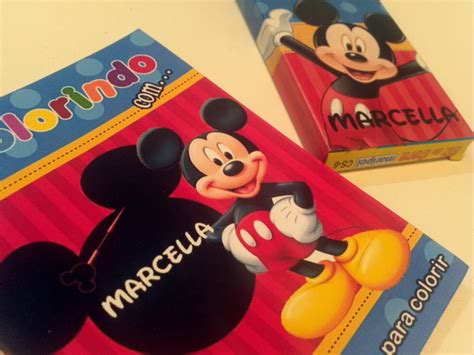 Kit Colorir X Cm Mickey Elo Produtos Especiais